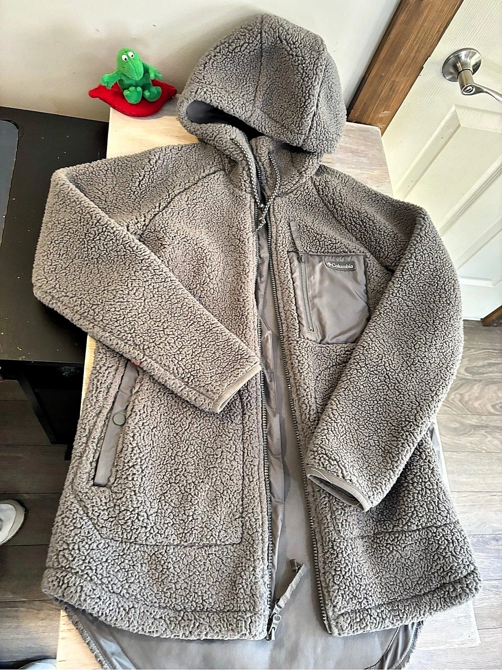 Columbia Women's Benton Springs II Long Fleece Hoodie Gray XS